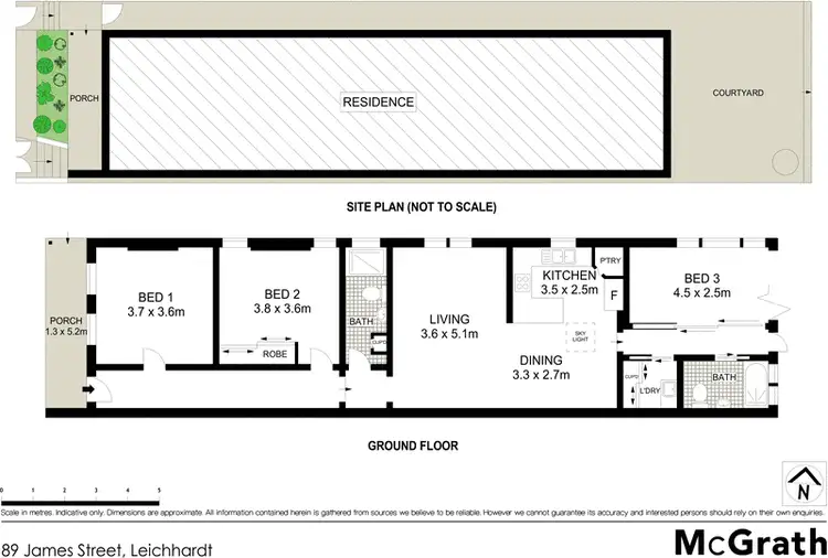 Floorplan of Homely house listing, 89 James Street, Leichhardt NSW 2040