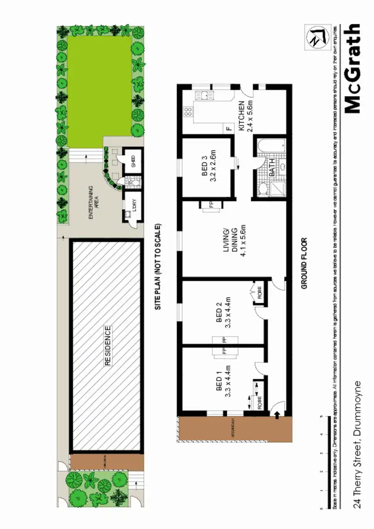 Floorplan of Homely house listing, 24 Therry Street, Drummoyne NSW 2047