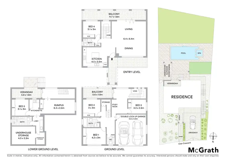 Floorplan of Homely house listing, 15 Clair Crescent, Padstow Heights NSW 2211