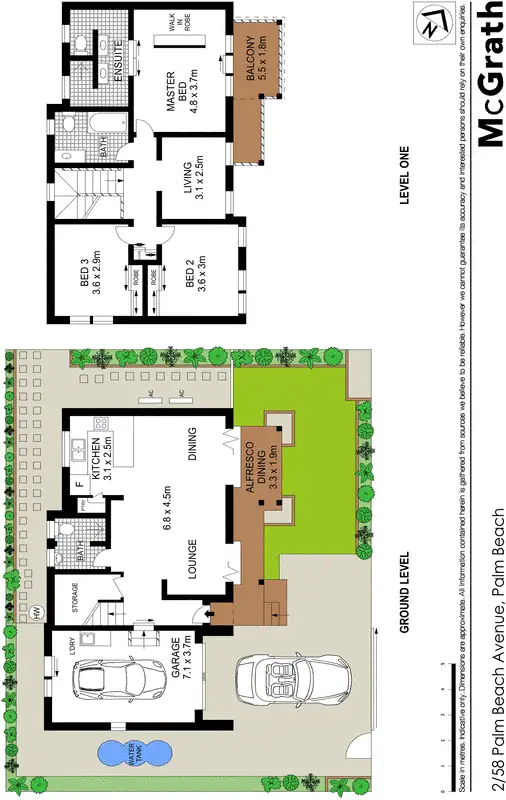 Floorplan of Homely house listing, 2/58 Palm Beach Avenue, Palm Beach QLD 4221