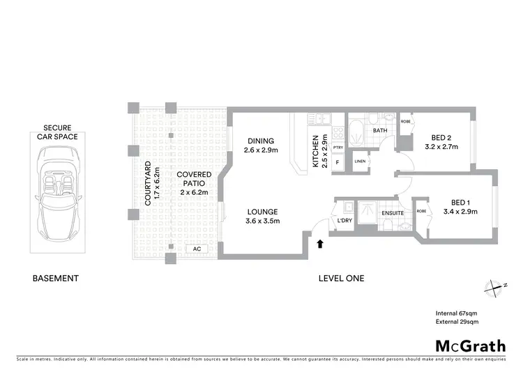 Floorplan of Homely apartment listing, 5/43 Carberry Street, Grange QLD 4051