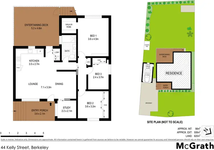 Floorplan of Homely house listing, 44 Kelly Street, Berkeley NSW 2506