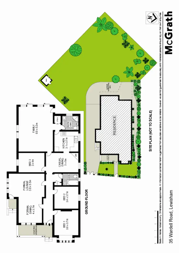 Floorplan of Homely house listing, 35 Wardell Road, Lewisham NSW 2049