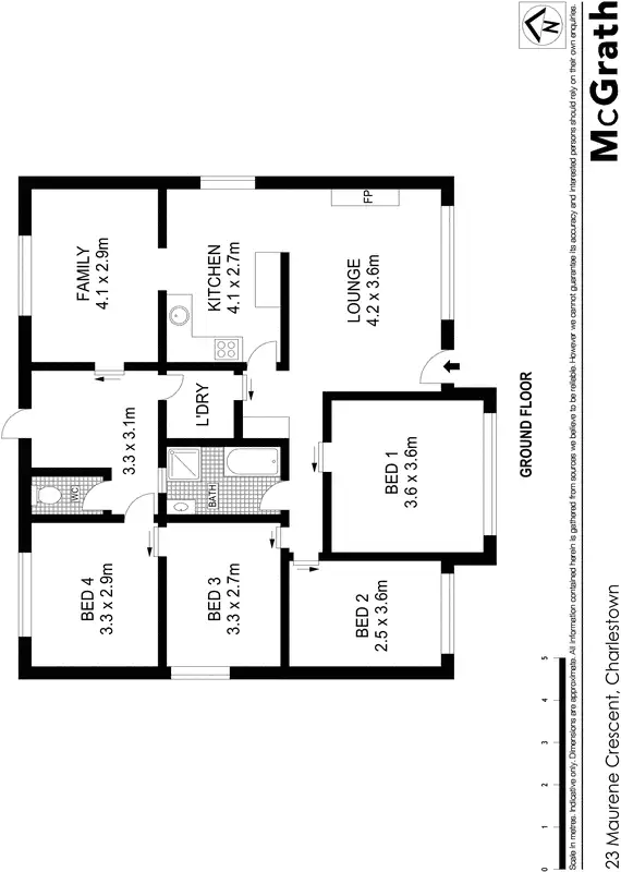Floorplan of Homely house listing, 23 Maurene Crescent, Charlestown NSW 2290