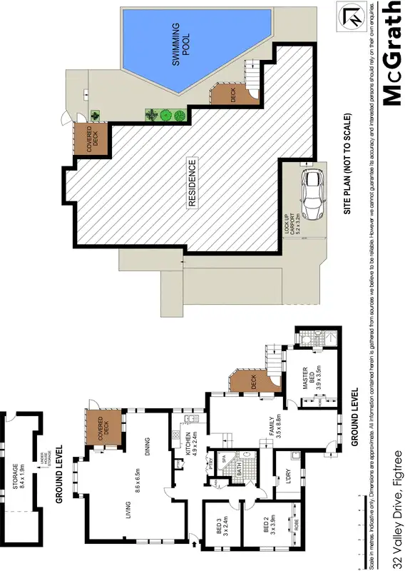 Floorplan of Homely house listing, 32 Valley Drive, Figtree NSW 2525