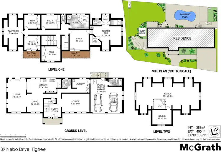 Floorplan of Homely house listing, 39 Nebo Drive, Figtree NSW 2525