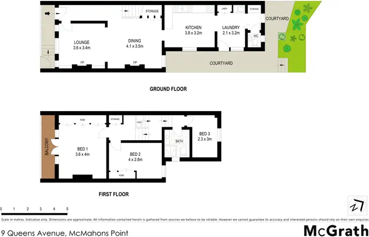 Floorplan of Homely house listing, 9 Queens Avenue, Mcmahons Point NSW 2060