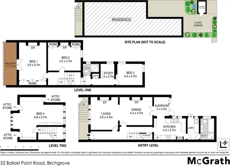 Floorplan of Homely house listing, 52 Ballast Point Road, Birchgrove NSW 2041