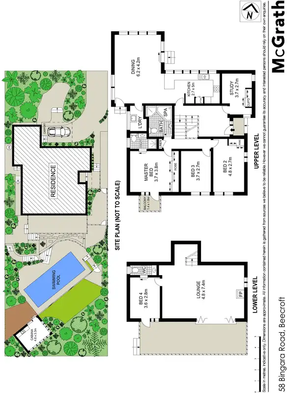 Floorplan of Homely house listing, 58 Bingara Road, Beecroft NSW 2119