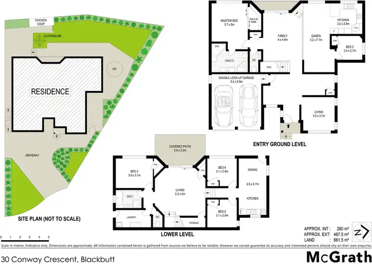 Floorplan of Homely house listing, 30 Conway Crescent, Blackbutt NSW 2529