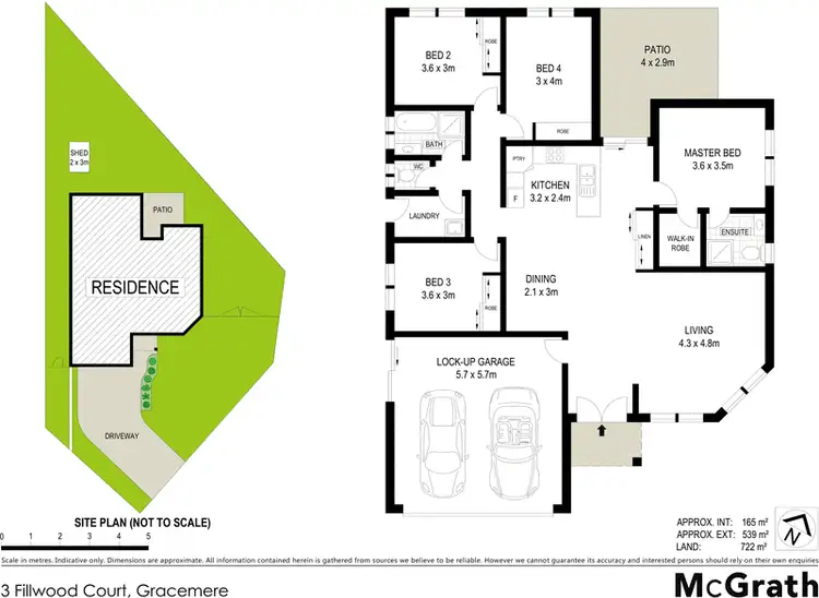 Floorplan of Homely house listing, 3 Fillwood Court, Gracemere QLD 4702