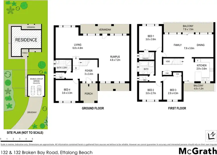 Floorplan of Homely house listing, 130 and 132 Broken Bay Road, Ettalong Beach NSW 2257