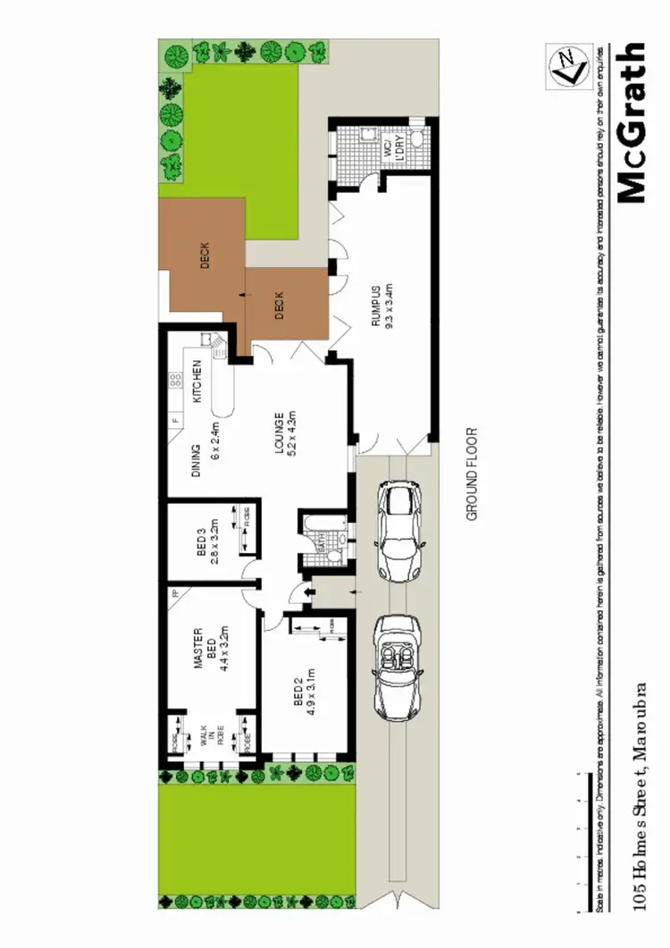 Floorplan of Homely house listing, 105 Holmes Street, Maroubra NSW 2035