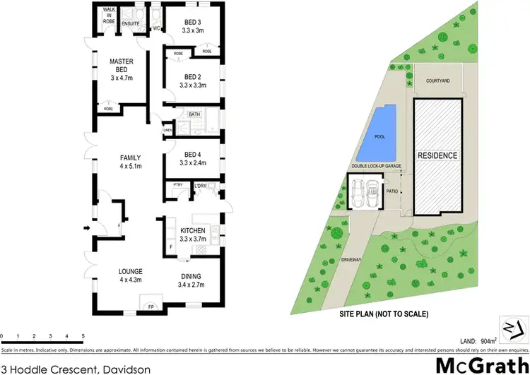 Floorplan of Homely house listing, 3 Hoddle Crescent, Davidson NSW 2085