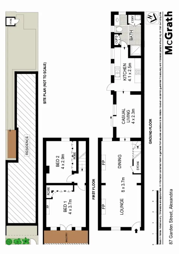 Floorplan of Homely house listing, 87 Garden Street, Alexandria NSW 2015