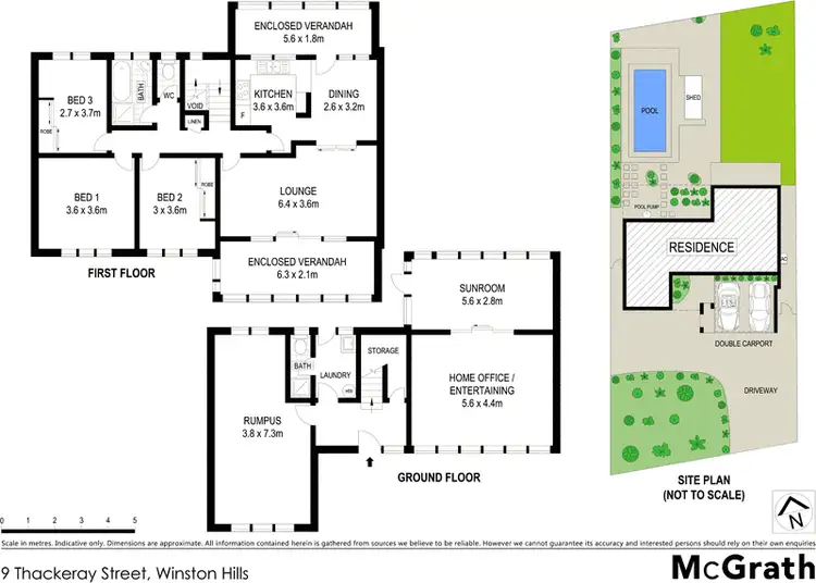 Floorplan of Homely house listing, 9 Thackeray Street, Winston Hills NSW 2153