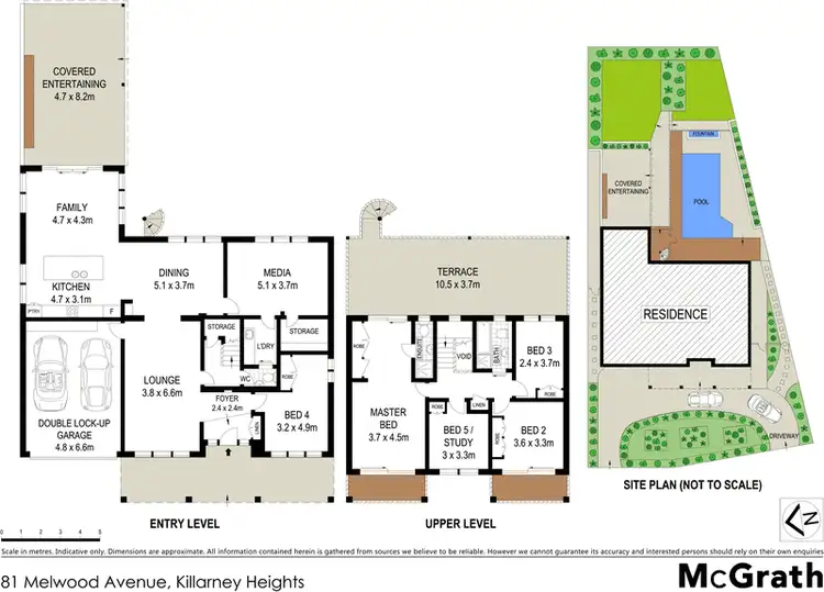 Floorplan of Homely house listing, 81 Melwood Avenue, Killarney Heights NSW 2087