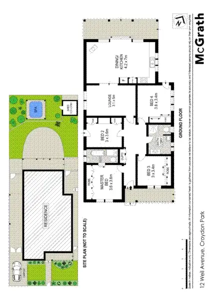 Floorplan of Homely house listing, 12 Weil Avenue, Croydon Park NSW 2133