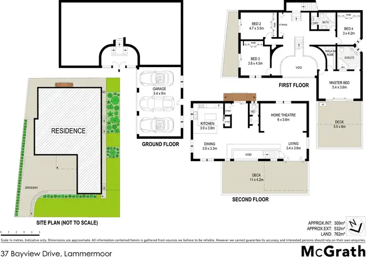 Floorplan of Homely house listing, 37 Bayview Drive, Lammermoor QLD 4703