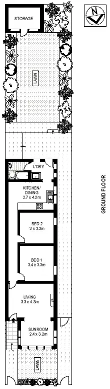 Floorplan of Homely house listing, 39 Morton Avenue, Lewisham NSW 2049
