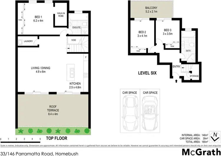Floorplan of Homely apartment listing, 33/146 Parramatta Road, Homebush NSW 2140