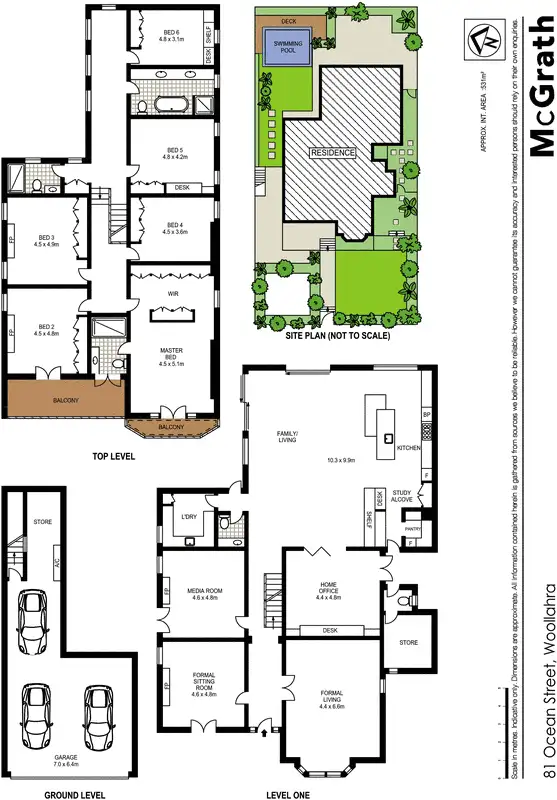 Floorplan of Homely house listing, 81 Ocean Street, Woollahra NSW 2025