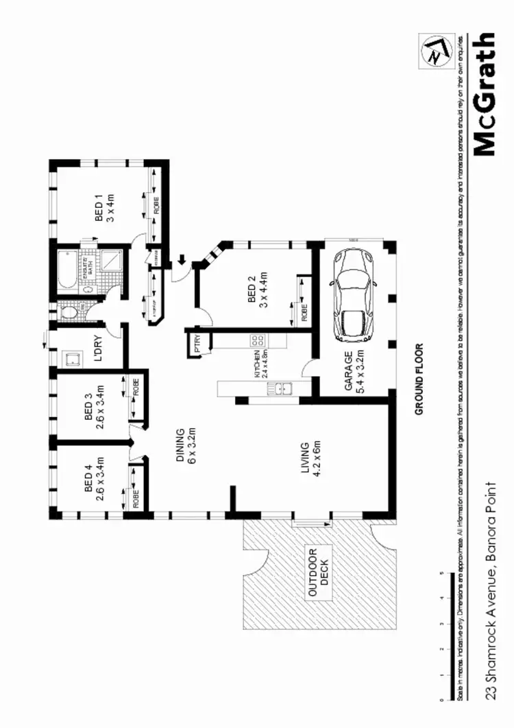 Floorplan of Homely house listing, 23 Shamrock Avenue, Banora Point NSW 2486