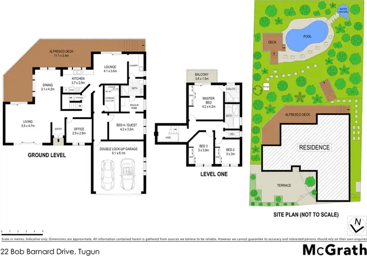 Floorplan of Homely house listing, 22 Bob Barnard Drive, Tugun QLD 4224