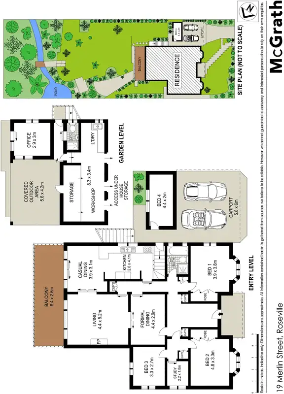 Floorplan of Homely house listing, 19 Merlin Street, Roseville NSW 2069
