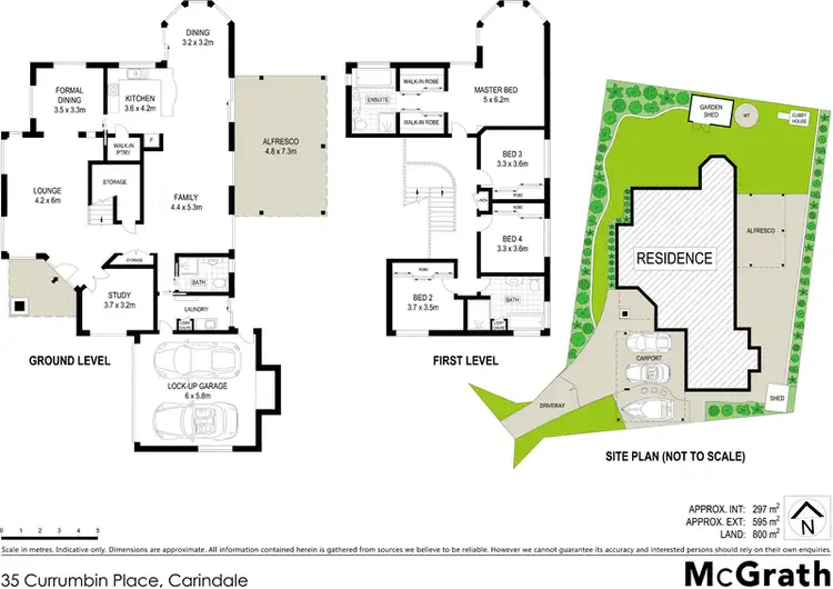 Floorplan of Homely house listing, 35 Currumbin Place, Carindale QLD 4152