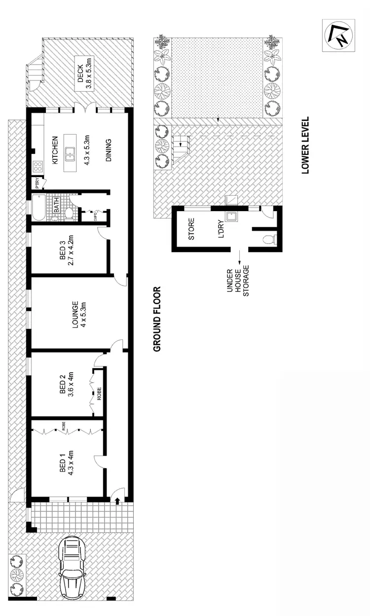 Floorplan of Homely house listing, 17 Brook Street, Coogee NSW 2034