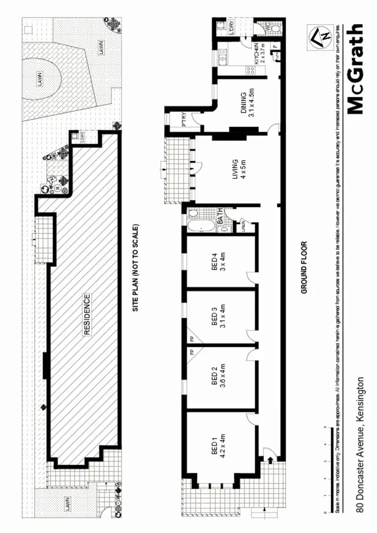 Floorplan of Homely house listing, 80 Doncaster Avenue, Kensington NSW 2033
