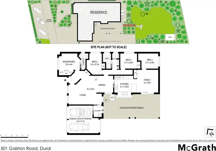 Floorplan of Homely house listing, 501 Galston Road, Dural NSW 2158