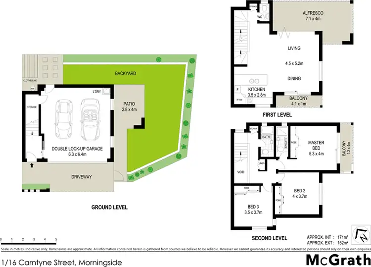 Floorplan of Homely townhouse listing, 1/16 Carntyne Street, Morningside QLD 4170