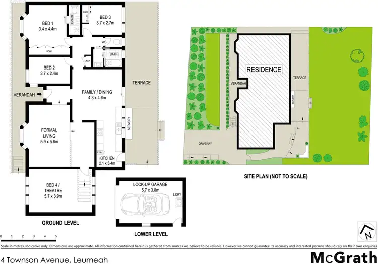Floorplan of Homely house listing, 4 Townson Avenue, Leumeah NSW 2560