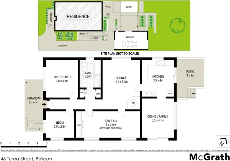 Floorplan of Homely house listing, 46 Turea Street, Pelican NSW 2281