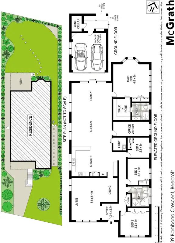 Floorplan of Homely house listing, 39 Bambara Crescent, Beecroft NSW 2119