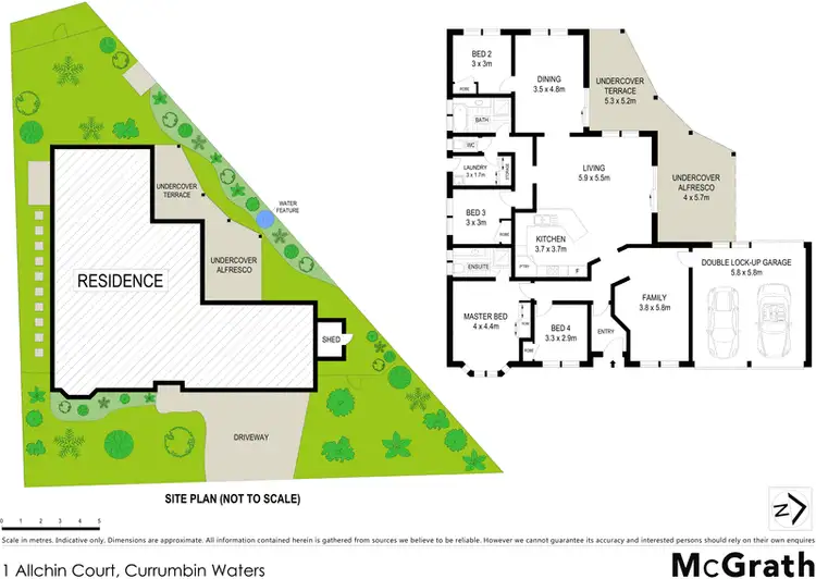 Floorplan of Homely house listing, 1 Allchin Court, Currumbin Waters QLD 4223