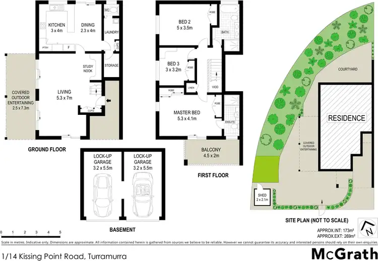 Floorplan of Homely townhouse listing, 1/14 Kissing Point Road, Turramurra NSW 2074