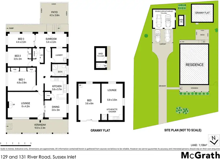 Floorplan of Homely house listing, 129 and 131 River Road, Sussex Inlet NSW 2540