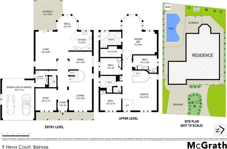 Floorplan of Homely house listing, 9 Hews Court, Belrose NSW 2085