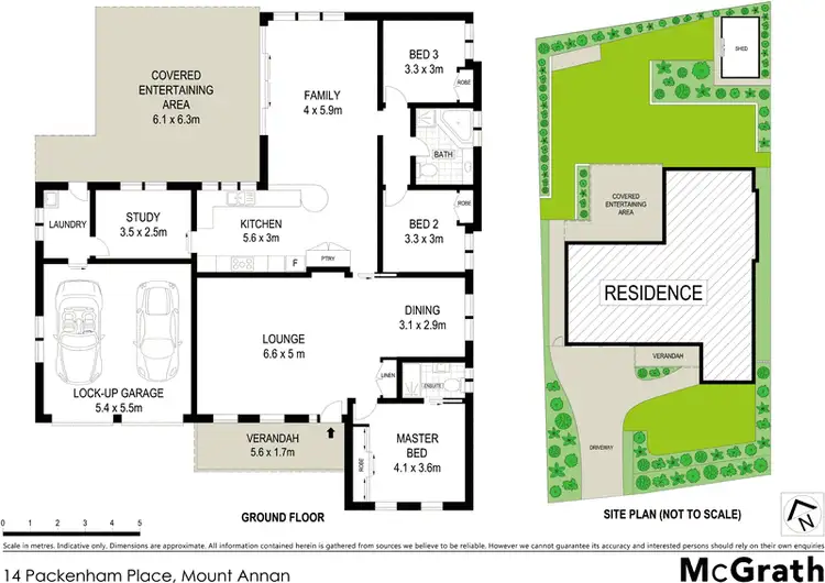 Floorplan of Homely house listing, 14 Packenham Place, Mount Annan NSW 2567