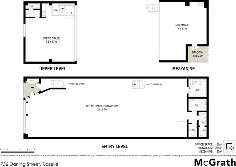 Floorplan of Homely house listing, 736 Darling Street, Rozelle NSW 2039