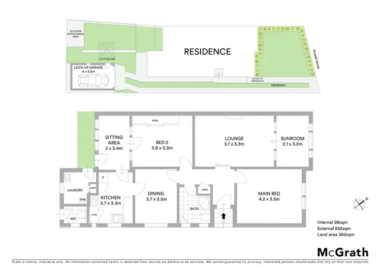 Floorplan of Homely semi-detached listing, 29 Russell Street, Denistone East NSW 2112