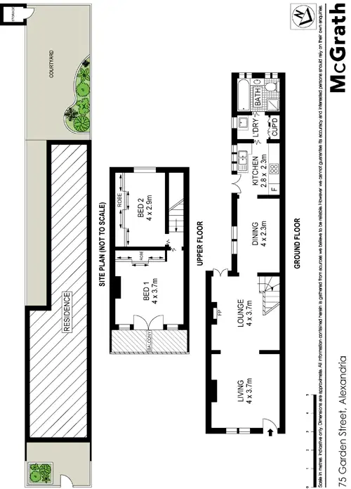 Floorplan of Homely house listing, 75 Garden Street, Alexandria NSW 2015