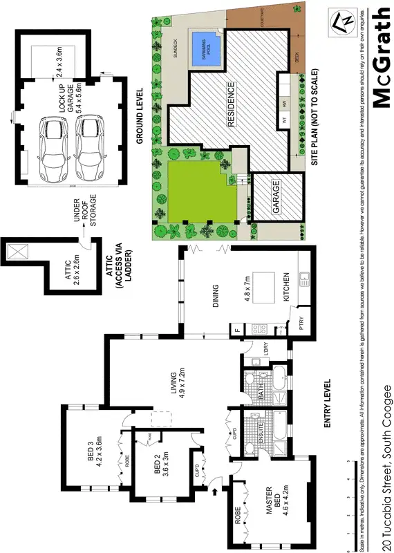 Floorplan of Homely house listing, 20 Tucabia Street, South Coogee NSW 2034