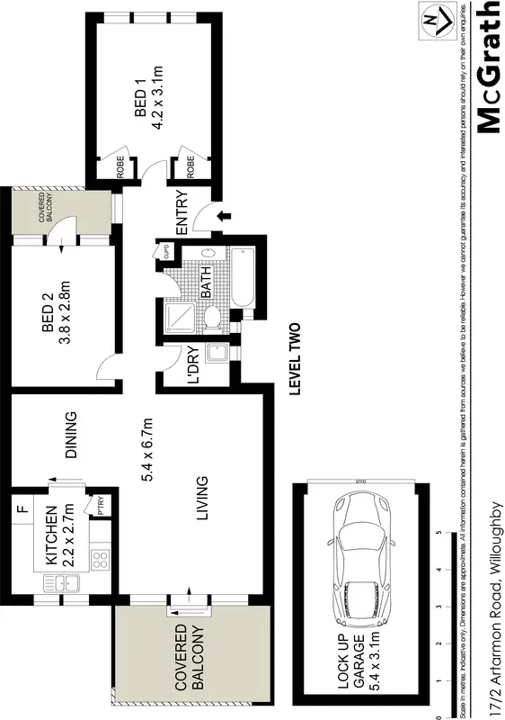 Floorplan of Homely apartment listing, 17/2 Artarmon Road, Willoughby NSW 2068