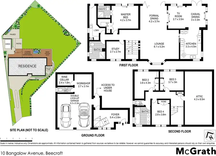 Floorplan of Homely house listing, 10 Bangalow Avenue, Beecroft NSW 2119