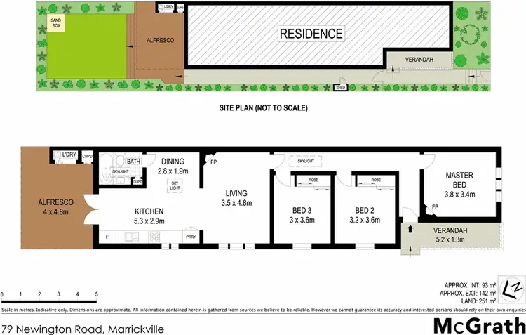 Floorplan of Homely house listing, 79 Newington Road, Marrickville NSW 2204