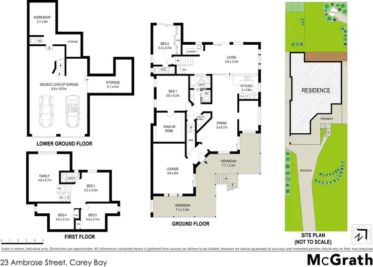 Floorplan of Homely house listing, 23 Ambrose Street, Carey Bay NSW 2283